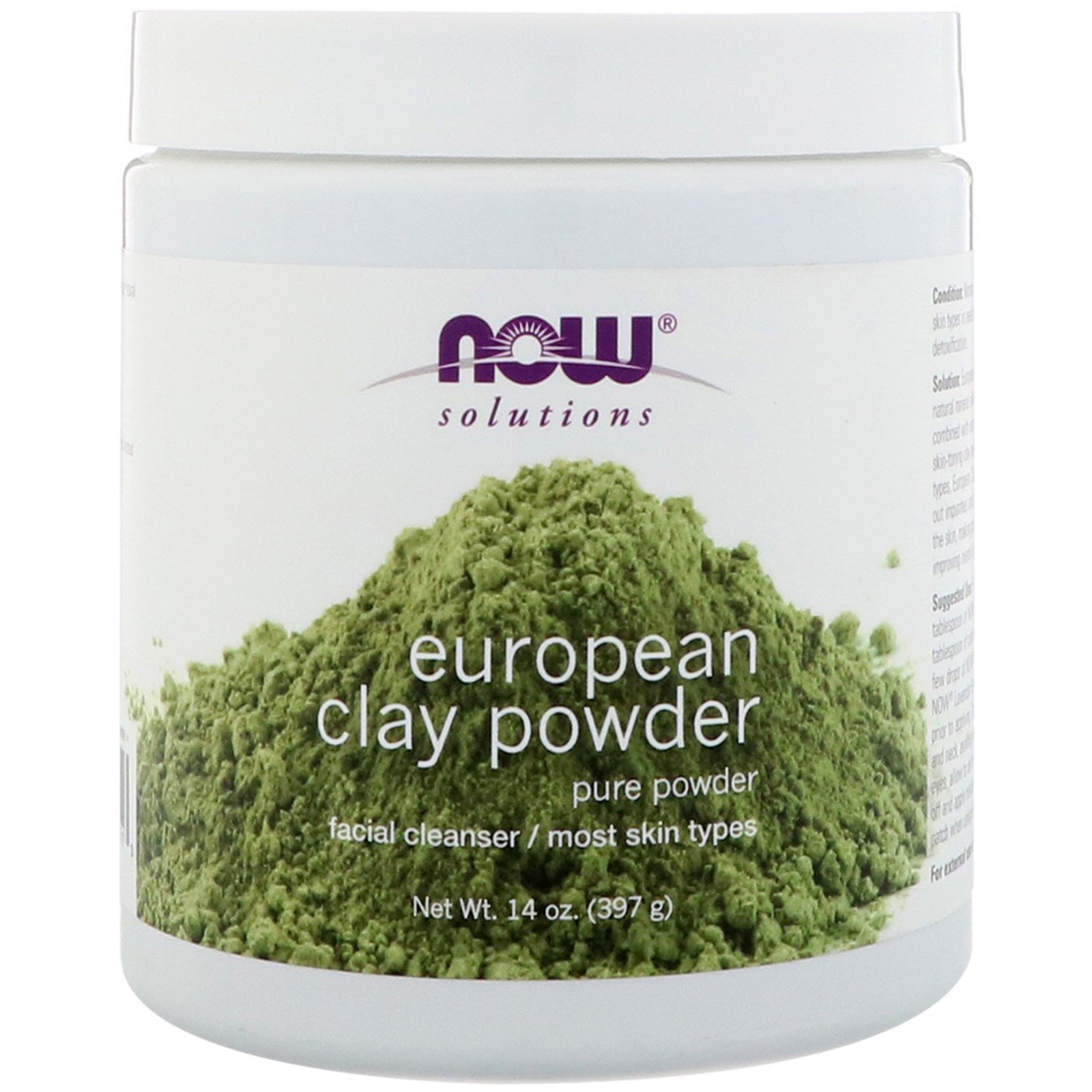 Clay Powder European, Европейская Глина Порошок - 397 г