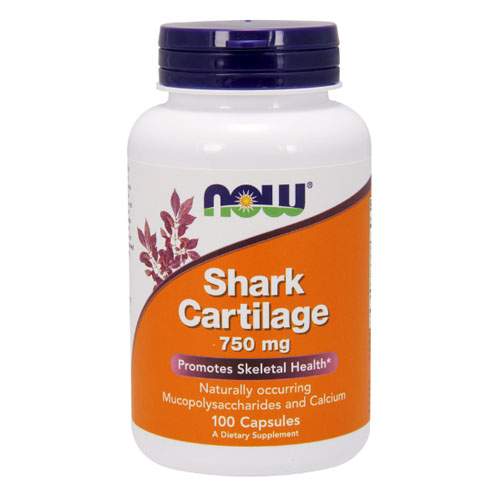 Shark Cartilage, Акулий Хрящ 750 мг - 100 капсул