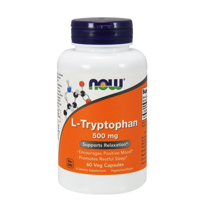 L-Tryptophan, L-Триптофан 500 мг - 60 капсул