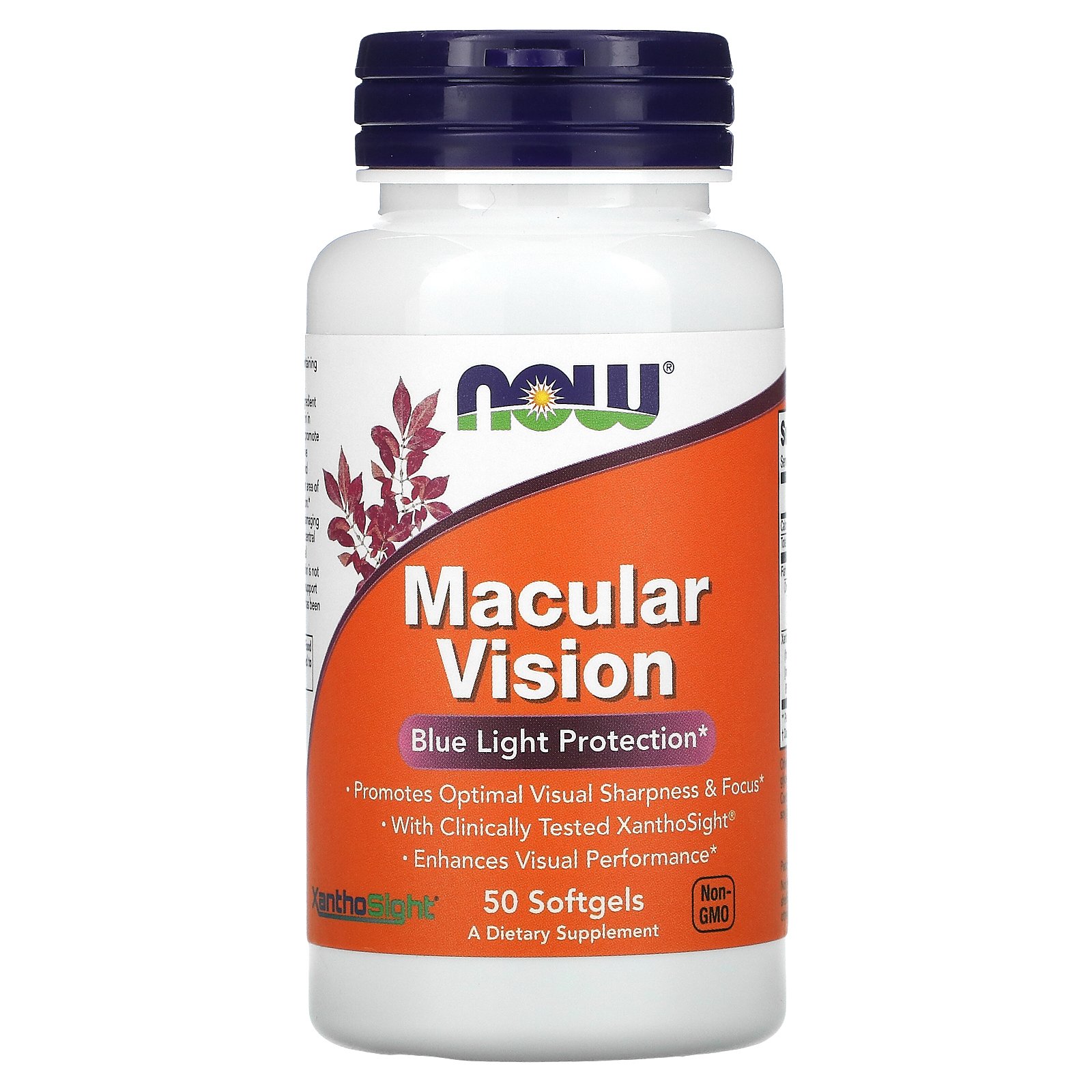 Macular Vision, Макулар Вижн, Комплекс для Глаз - 50 желатиновых капсул