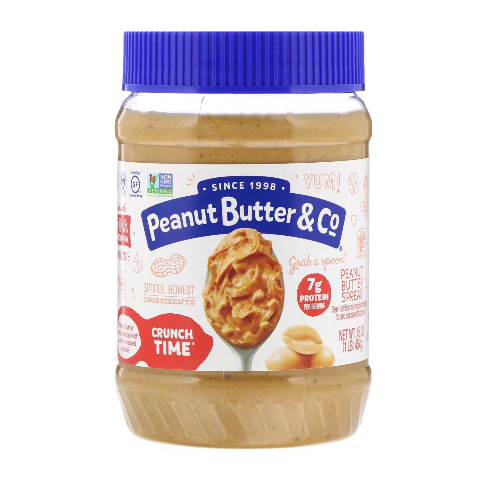 Peanut Butter & Co Crunch, Арахисовая Паста Хрустящая - 454 г