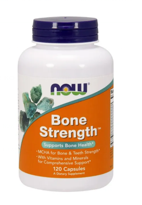Bone Strength, Крепкие Кости, Минералы и Витамины - 120 капсул