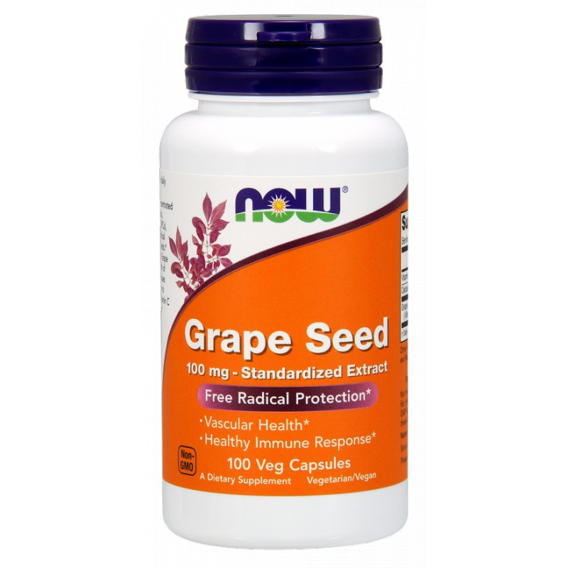 Grape Seed, Экстракт Виноградных Косточек 100 мг - 100 капсул
