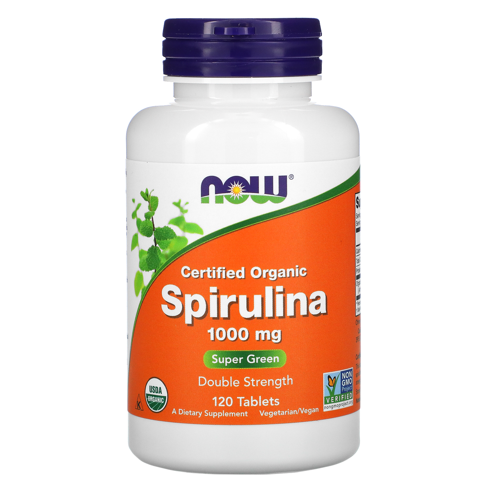 Spirulina, Спирулина 1000 мг - 120 таблеток